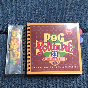 Klutz Peg Solitaire Game - Multicolor